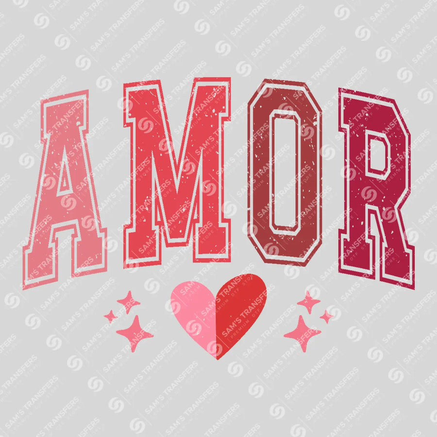 Amor Ready-to-Press DTF Transfer | SAT02790