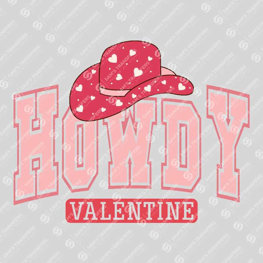 Howdy Valentine Ready-to-Press DTF Transfer | SAT02831
