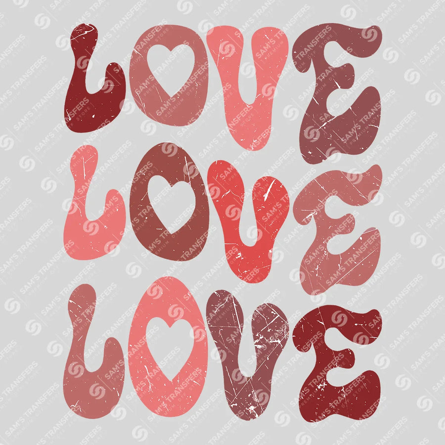 Love Ready-to-Press DTF Transfer | SAT02876