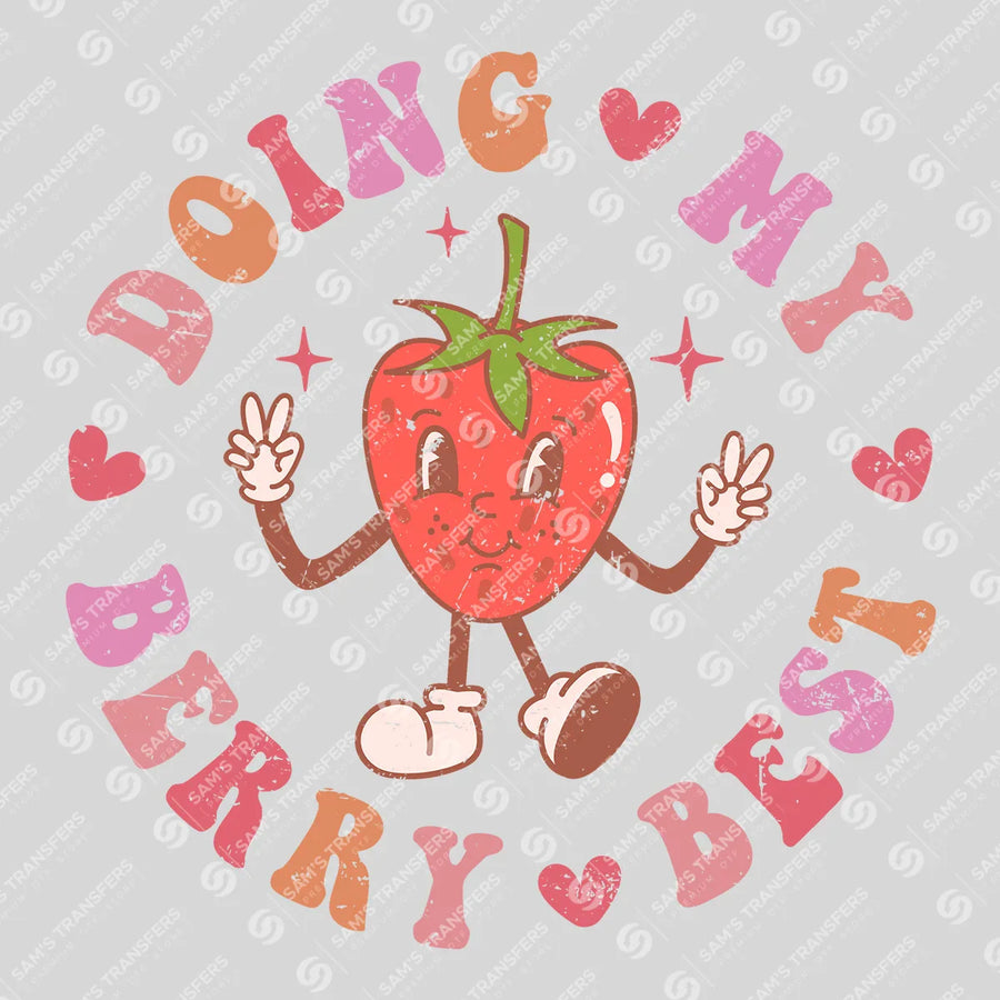 Doing My Berry Best Ready-to-Press DTF Transfer | SAT02901