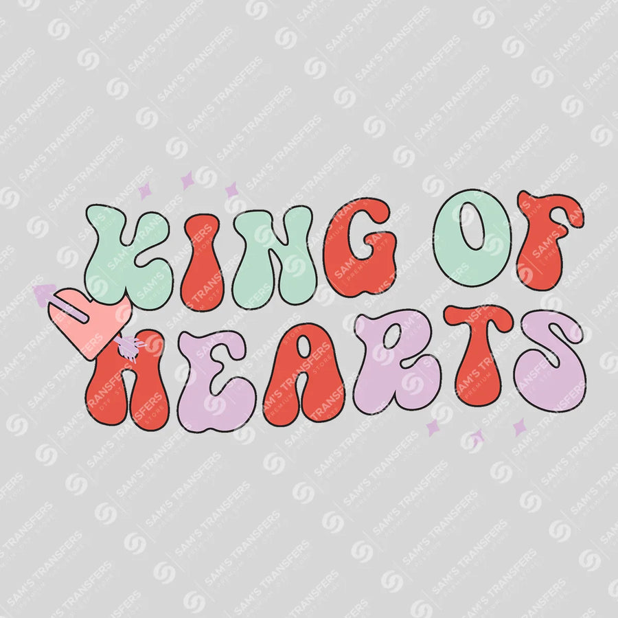 King Of Hearts Ready-to-Press DTF Transfer | SAT02920