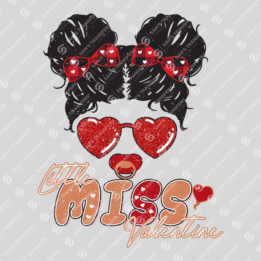 Lil Miss Valentine Ready-to-Press DTF Transfer | SAT02924