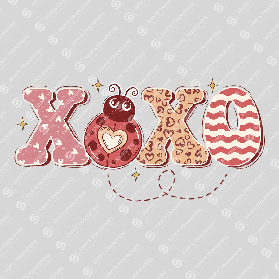 Xoxo Ready-to-Press DTF Transfer | SAT02941