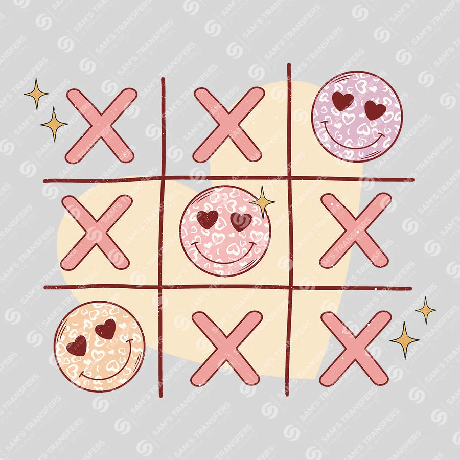 Tic Tac Toe Ready-to-Press DTF Transfer | SAT02943