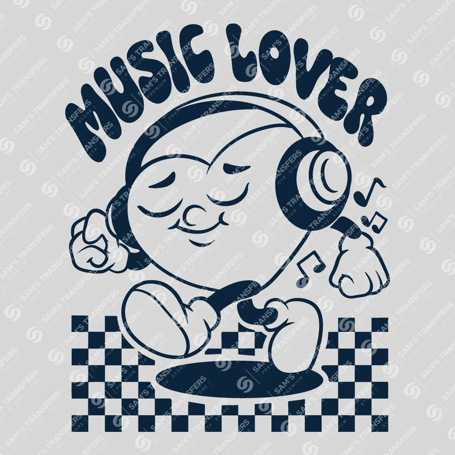 Music Lover Ready-to-Press DTF Transfer | SAT02970