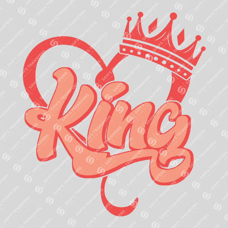 King Ready-to-Press DTF Transfer | SAT03030