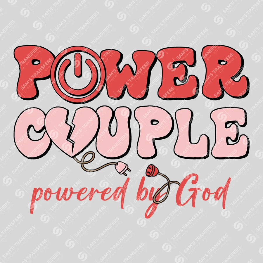 Power Couple Ready-to-Press DTF Transfer | SAT03033
