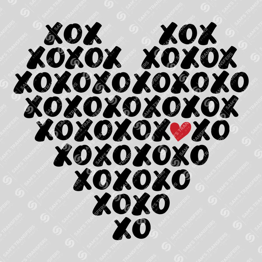 Xoxo Ready-to-Press DTF Transfer | SAT03042