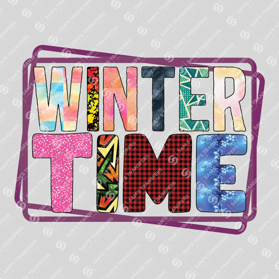 Winter Time Ready-to-Press DTF Transfer | SAT03057
