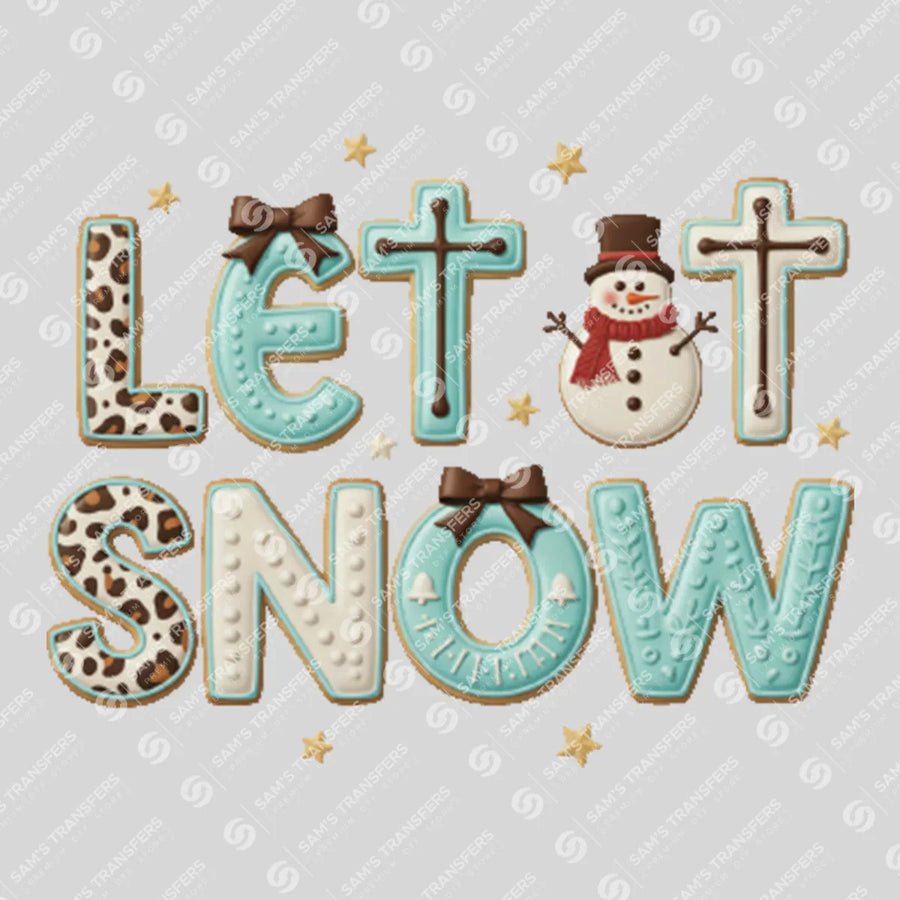 Let It Snow Ready-to-Press DTF Transfer | SAT03061