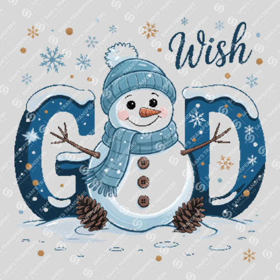 God's Wish Ready-to-Press DTF Transfer | SAT03084