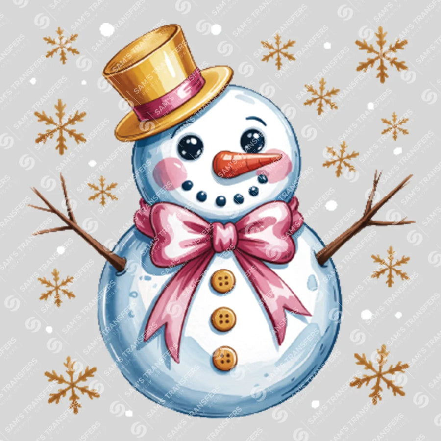 Cute Snowman Ready-to-Press DTF Transfer | SAT03087