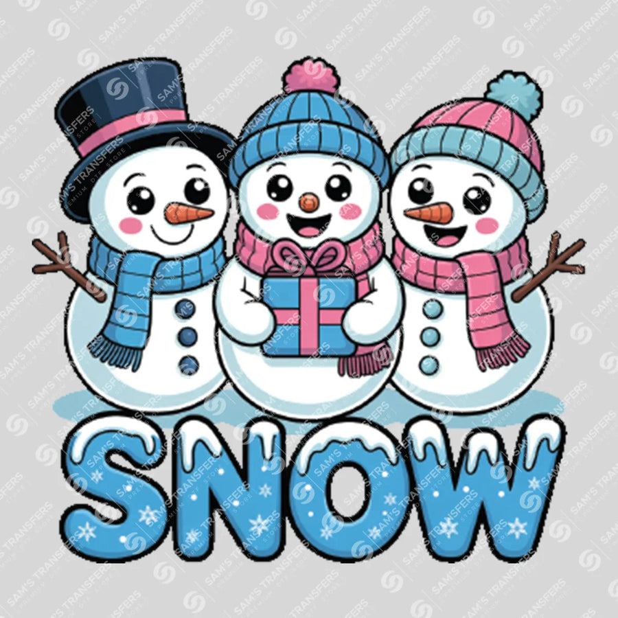 Snow Friends Ready-to-Press DTF Transfer | SAT03099