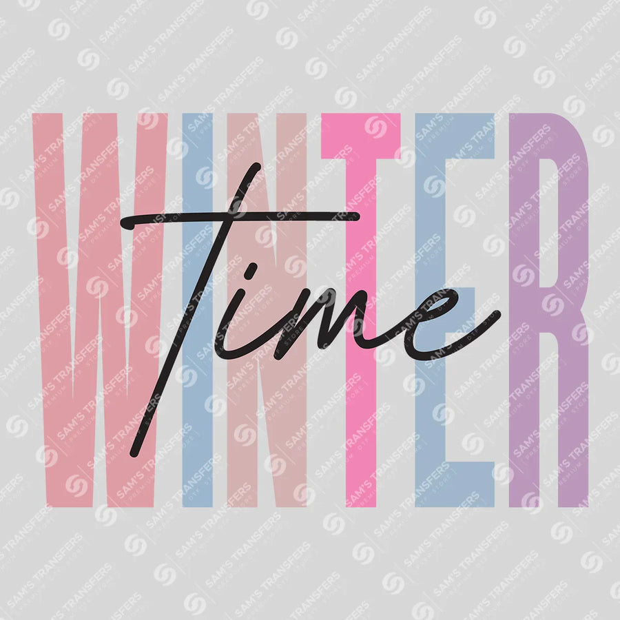 Winter Time Ready-to-Press DTF Transfer | SAT03113