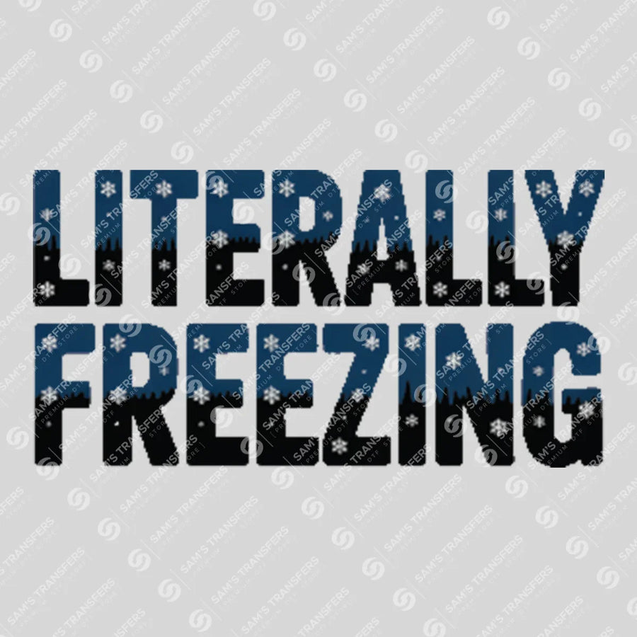Literally Freezing Ready-to-Press DTF Transfer | SAT03116