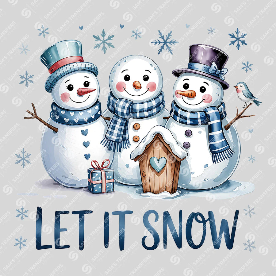 Let It Snow Ready-to-Press DTF Transfer | SAT03123