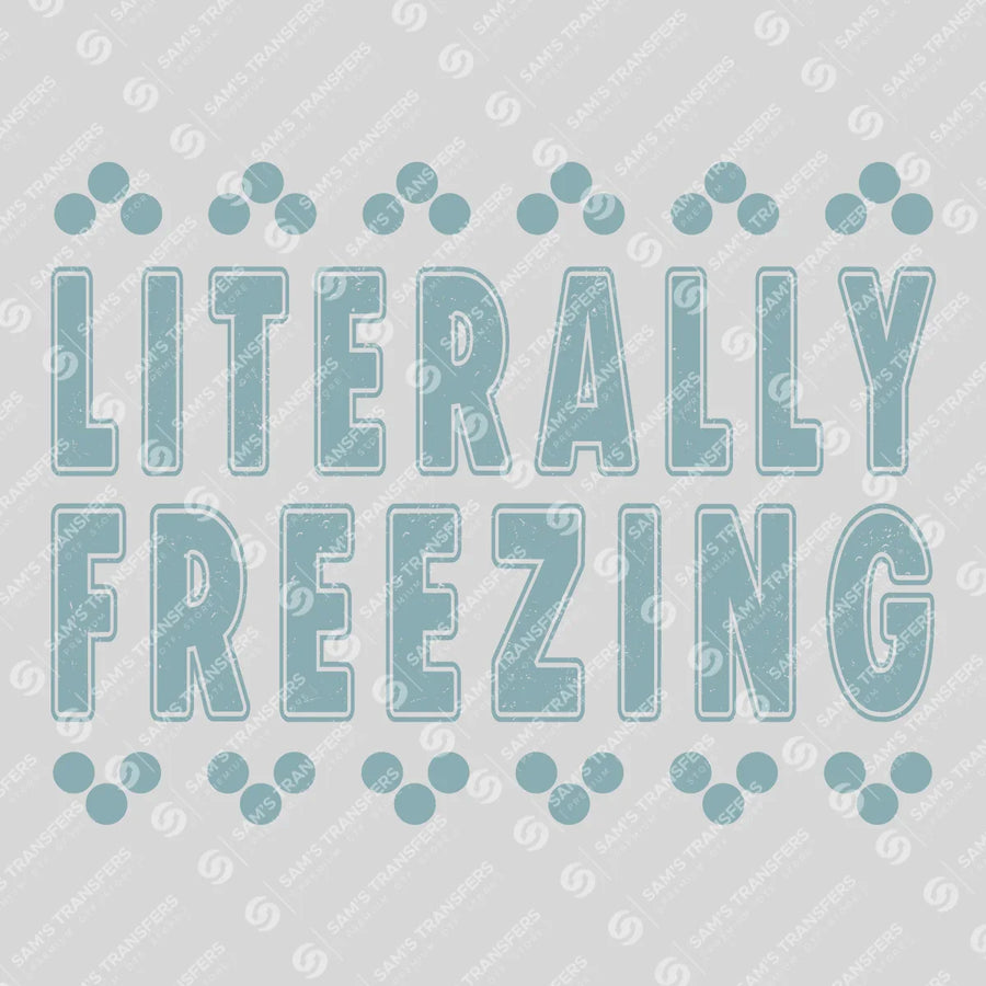 Literally Freezing Ready-to-Press DTF Transfer | SAT03168