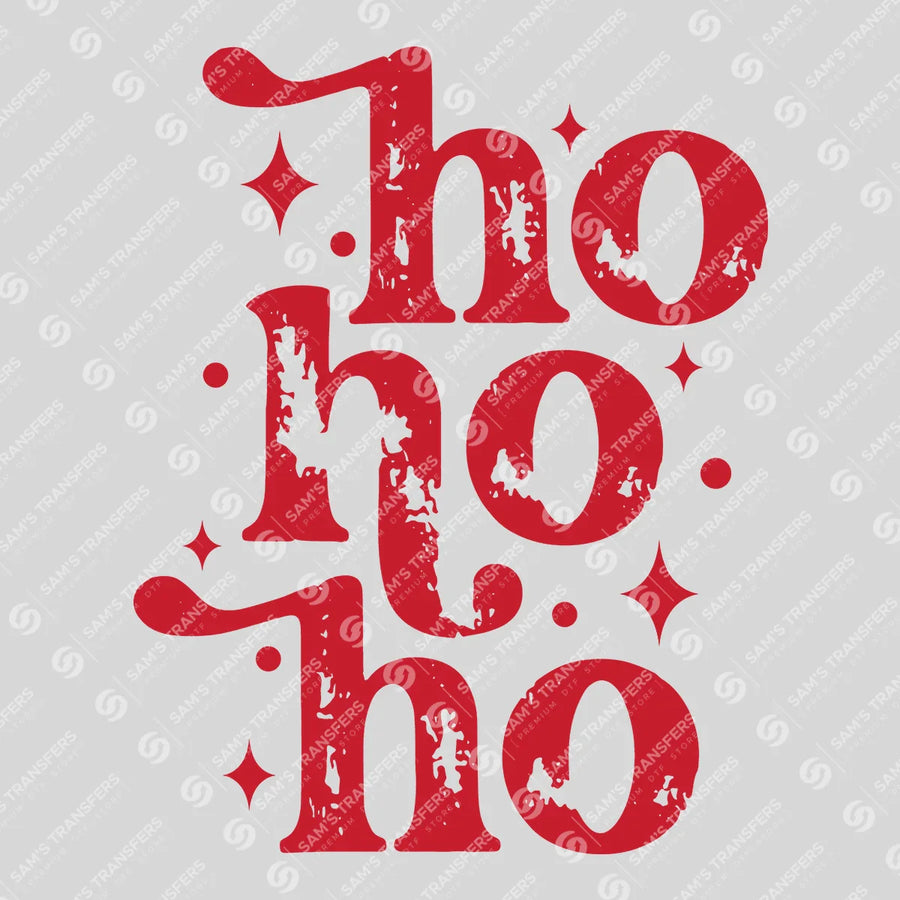 Ho Ho Ho Ready-to-Press DTF Transfer | SAT03183