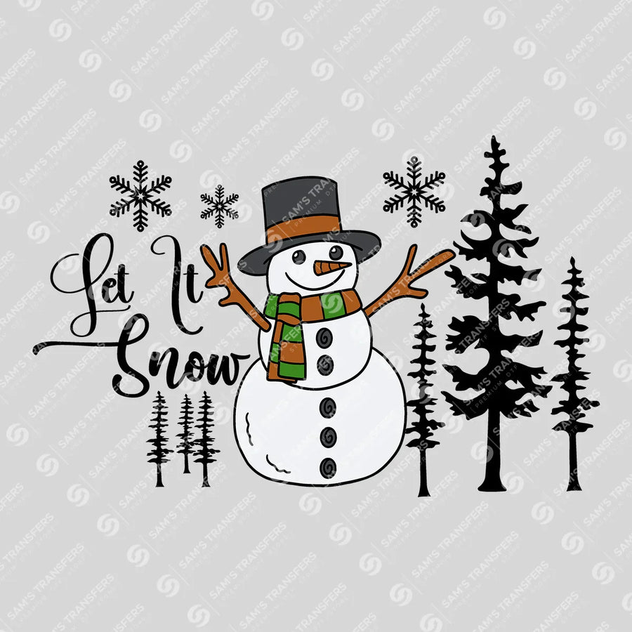 Let It Snow Ready-to-Press DTF Transfer | SAT03194