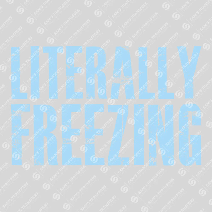 Literally Freezing Ready-to-Press DTF Transfer | SAT03200