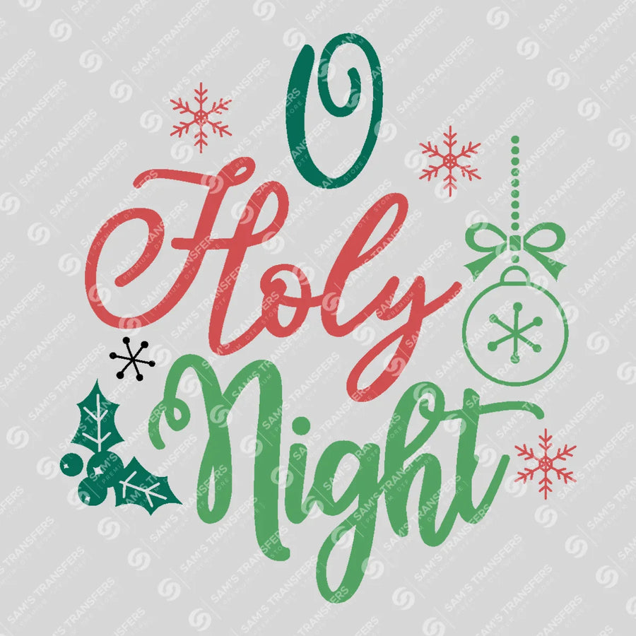 O Holy Night Ready-to-Press DTF Transfer | SAT03212