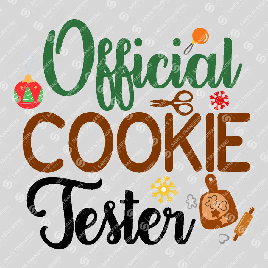 Official Cookie Tester Ready-to-Press DTF Transfer | SAT03213