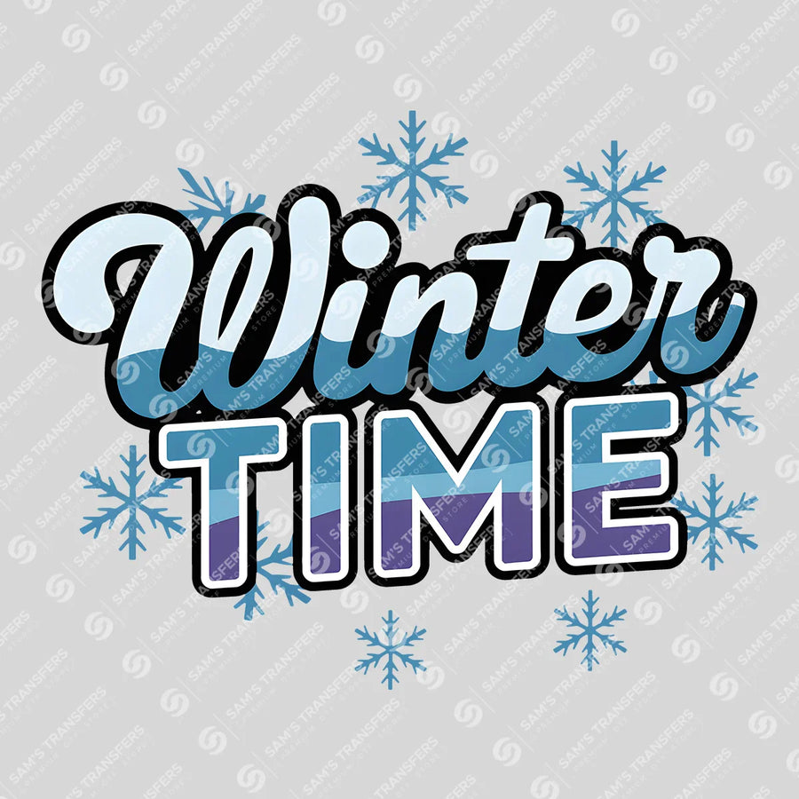 Winter Time Ready-to-Press DTF Transfer | SAT03220