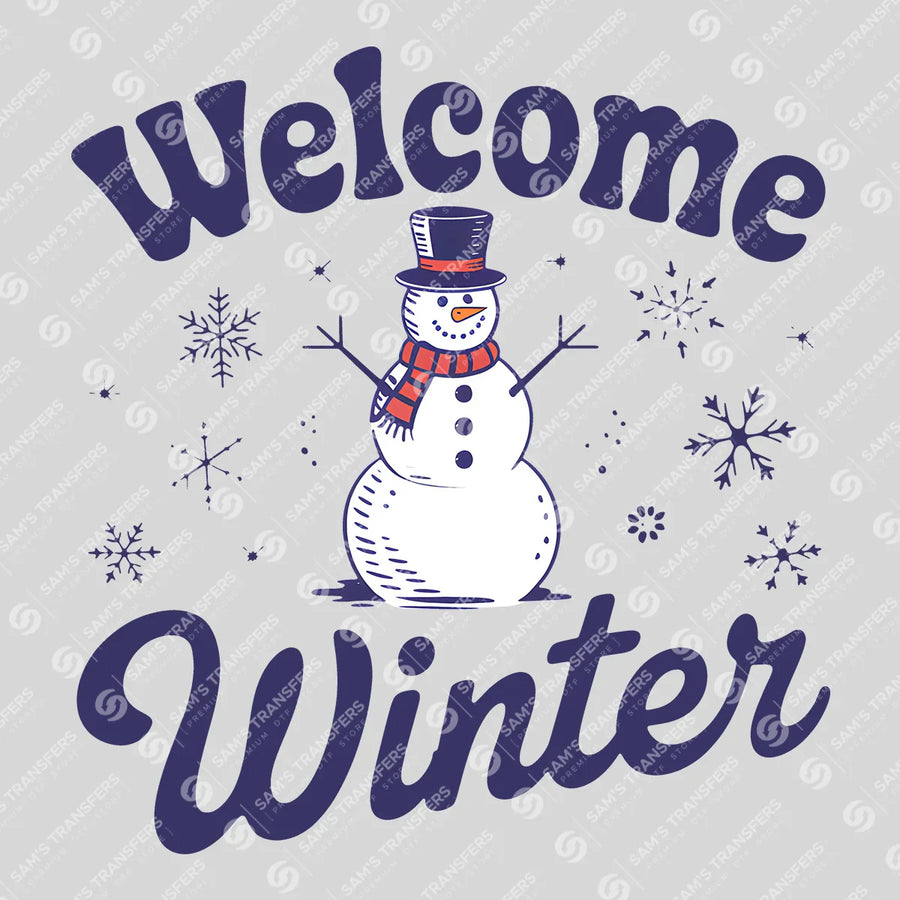 Welcome Winter Ready-to-Press DTF Transfer | SAT03236