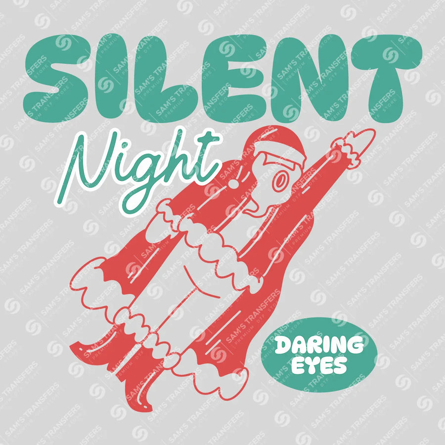 Silent Night Ready-to-Press DTF Transfer | SAT03243