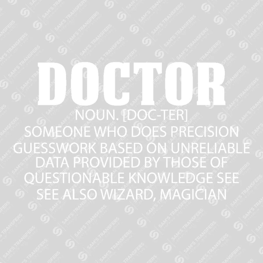 Doctor Definition Ready-to-Press DTF Transfer | SAT03294
