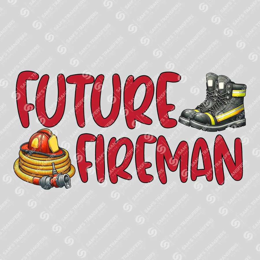 Future Fireman Ready-to-Press DTF Transfer | SAT03431