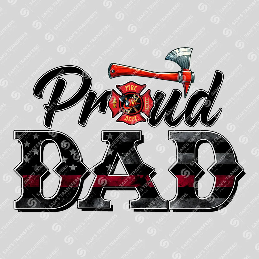 Proud Dad Ready-to-Press DTF Transfer | SAT03461