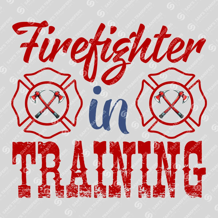 Firefighter In Training Ready-to-Press DTF Transfer | SAT03467