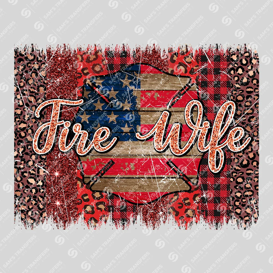 Fire Wife Ready-to-Press DTF Transfer | SAT03493
