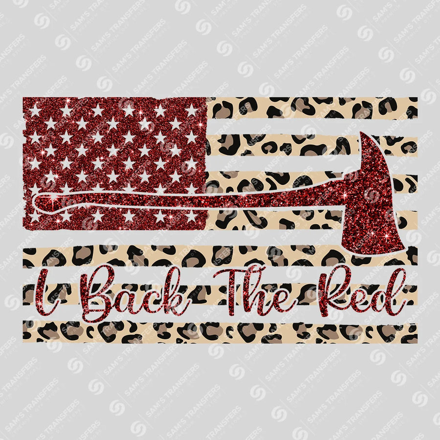 Back The Red Ready-to-Press DTF Transfer | SAT03495