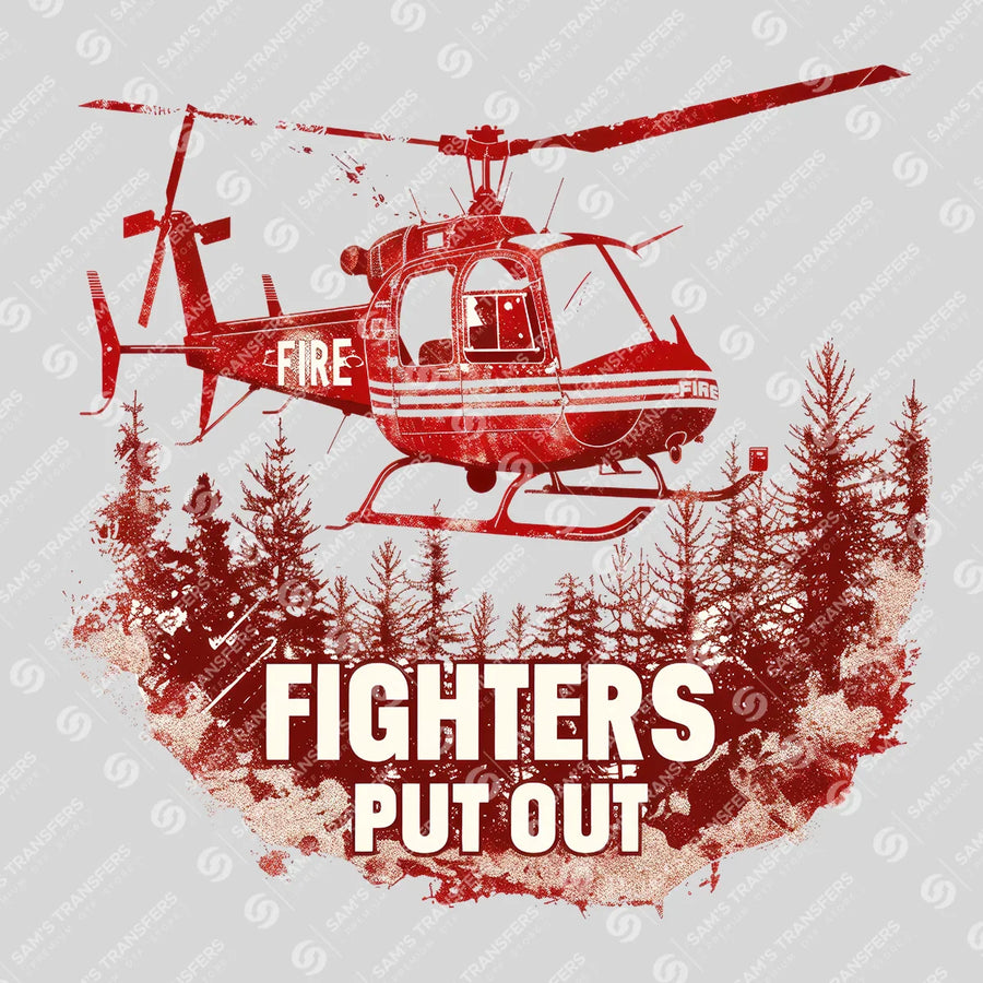 Fighters Put Out Ready-to-Press DTF Transfer | SAT03505