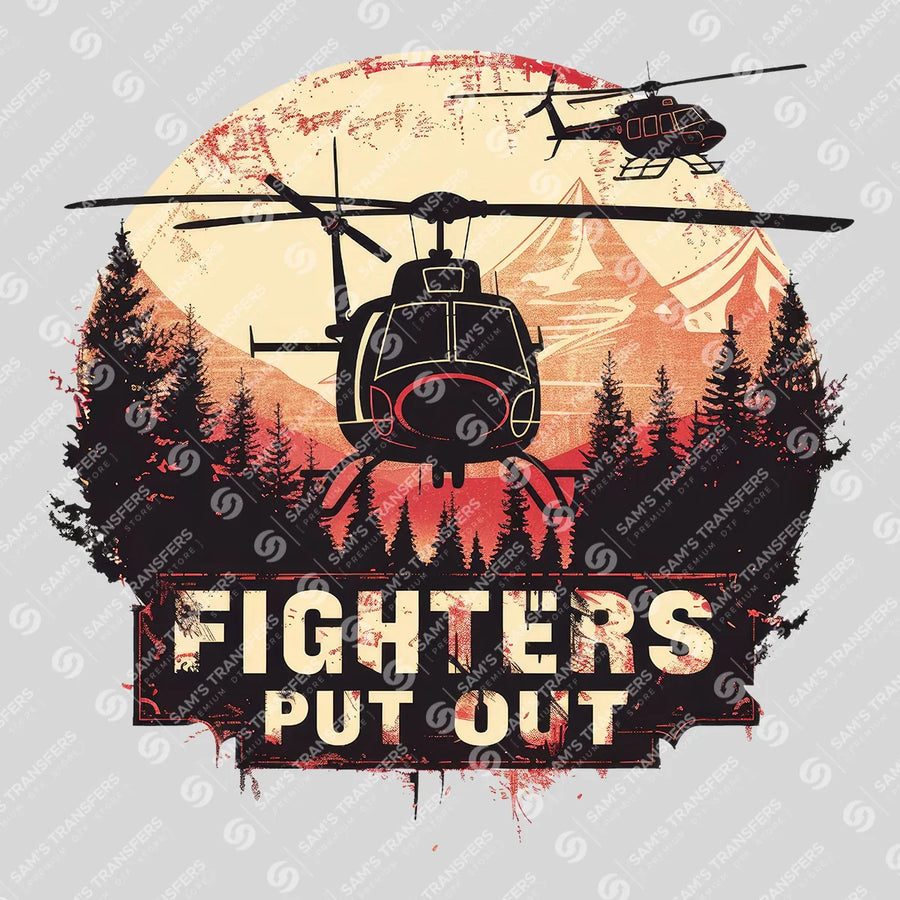 Fighters Put Out Ready-to-Press DTF Transfer | SAT03506