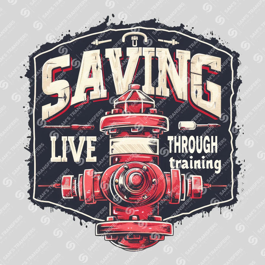 Saving Lives Through Training Ready-to-Press DTF Transfer | SAT03518
