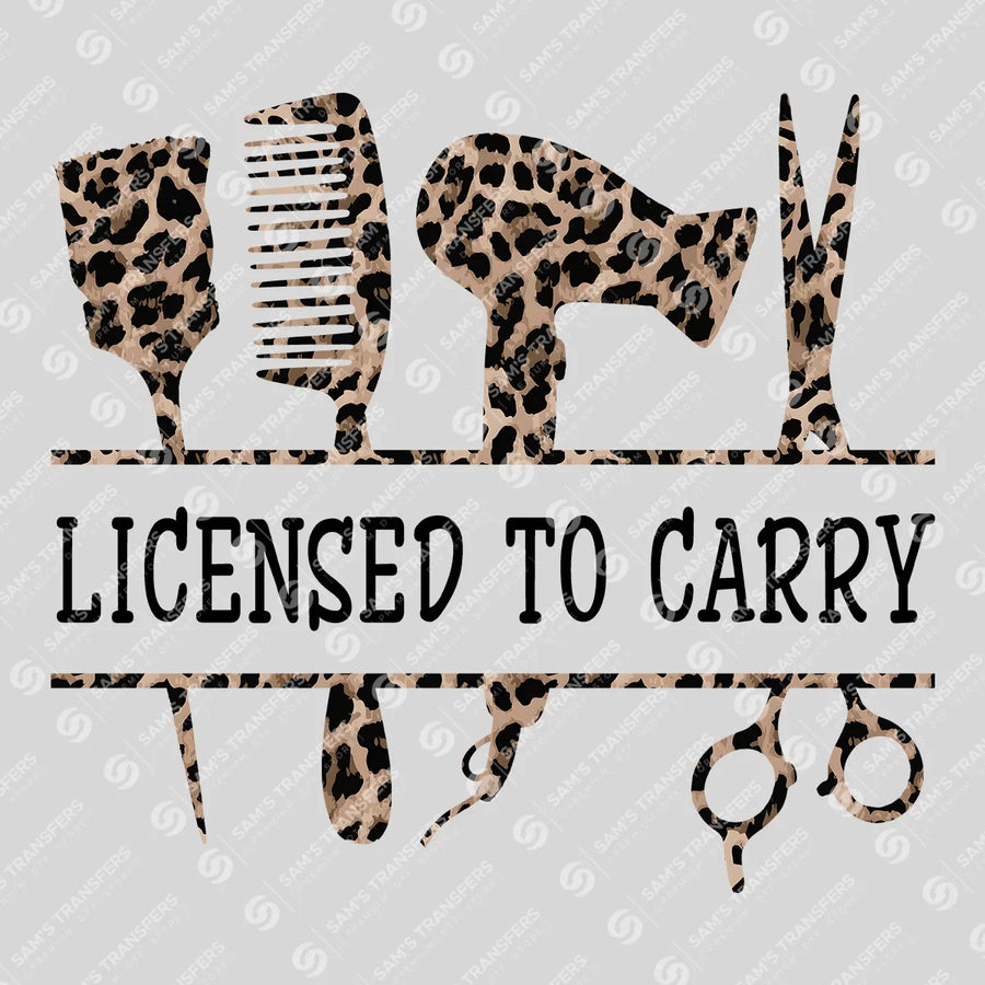 Licensed To Carry Ready-to-Press DTF Transfer | SAT03531