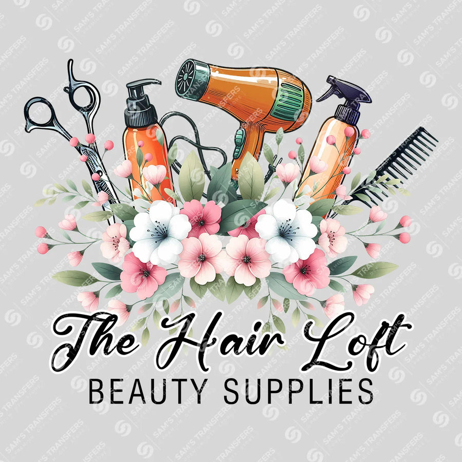 The Hair Loft Ready-to-Press DTF Transfer | SAT03538