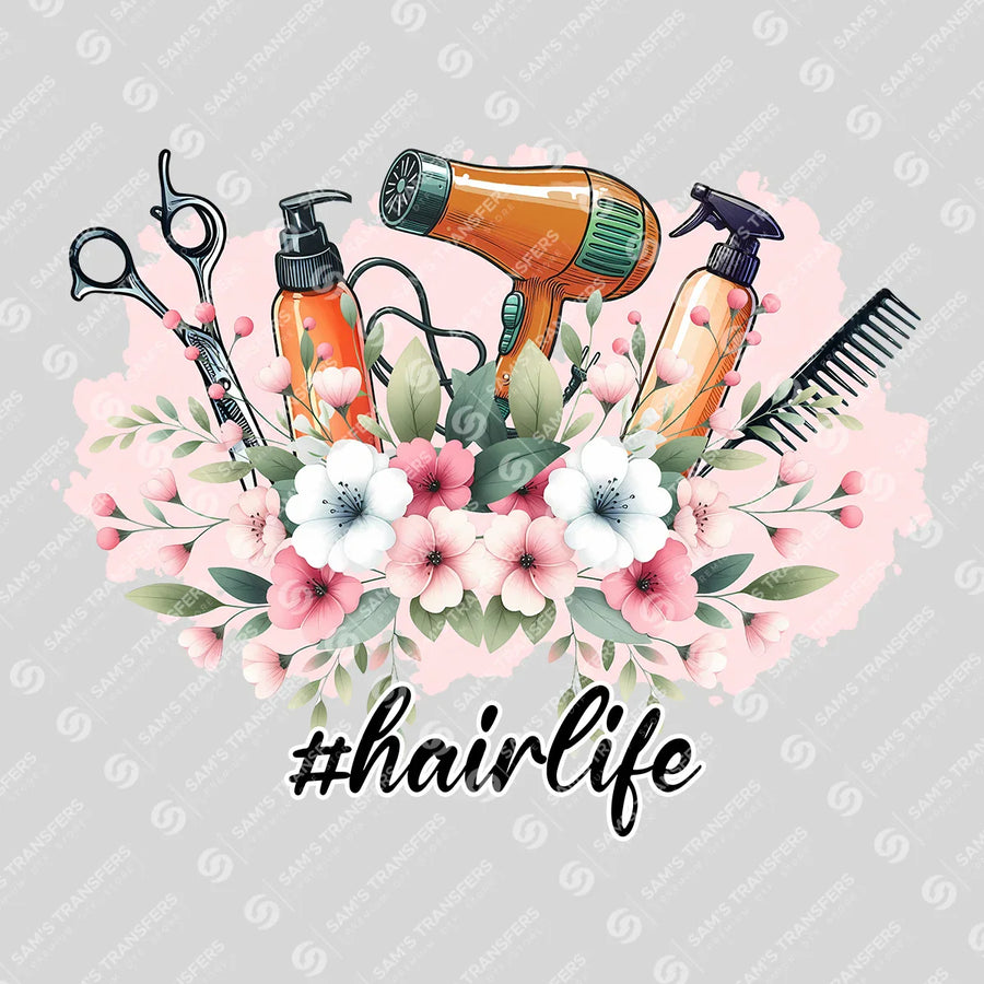 Hair Life Ready-to-Press DTF Transfer | SAT03540