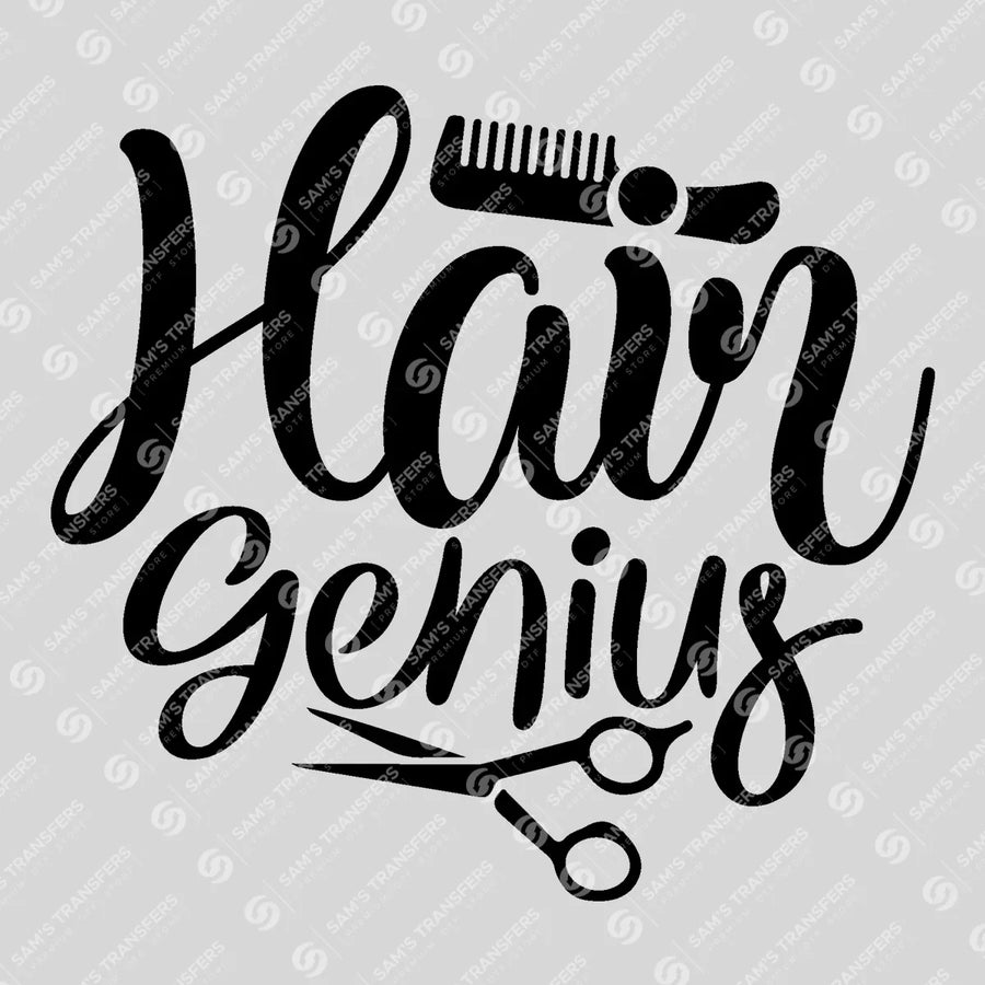 Hair Genius Ready-to-Press DTF Transfer | SAT03562