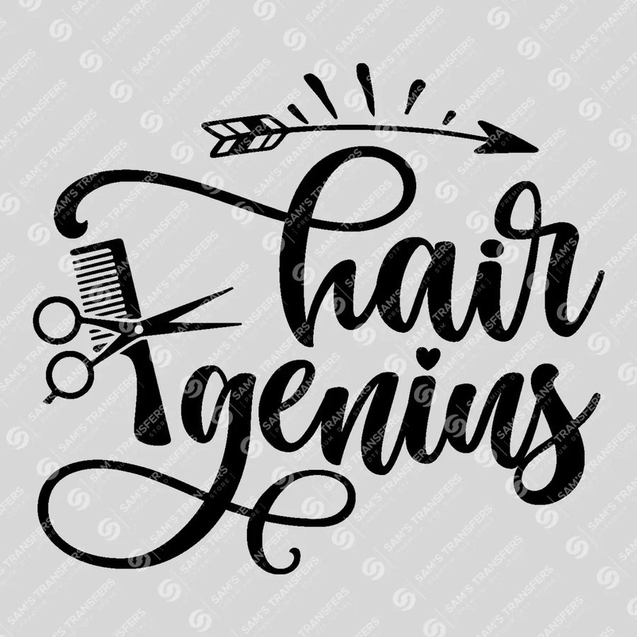 Hair Genius Ready-to-Press DTF Transfer | SAT03566