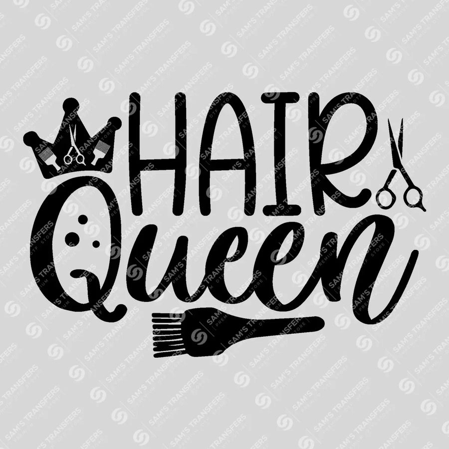 Hair Queen Ready-to-Press DTF Transfer | SAT03576