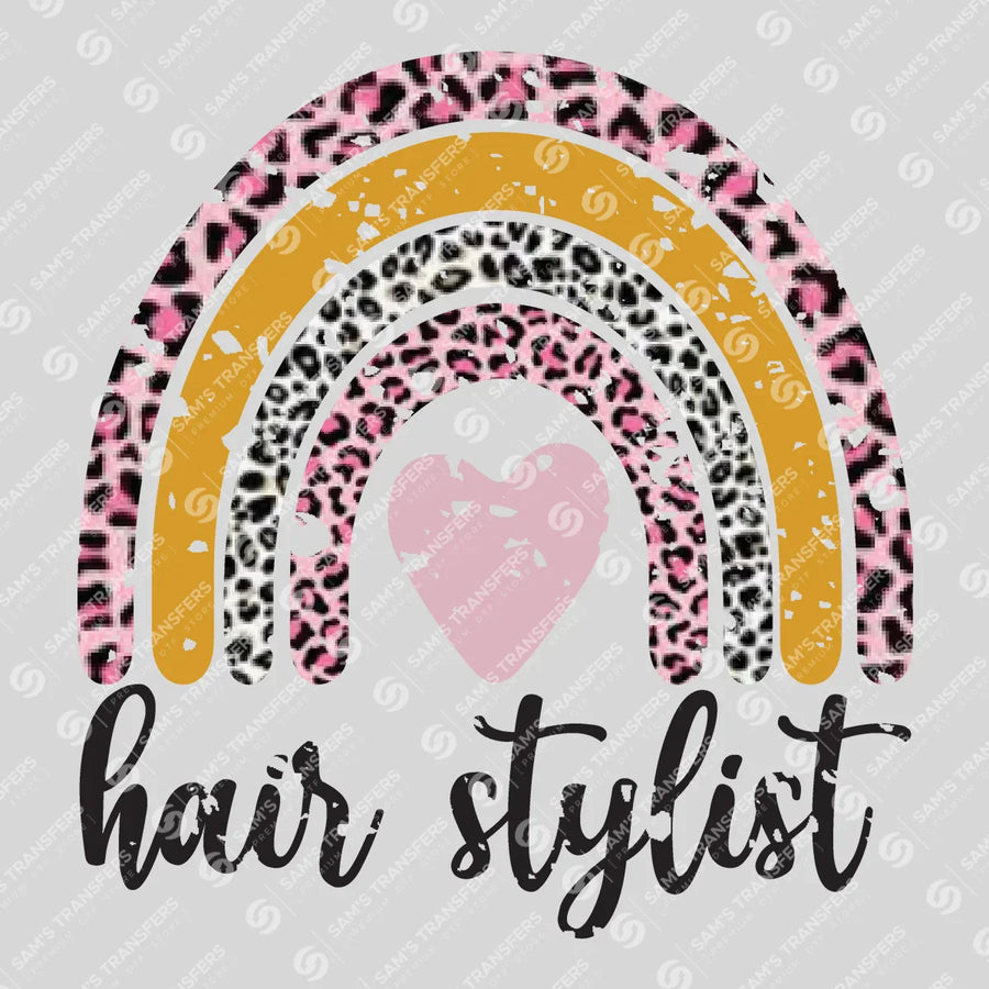 Hair Stylist Ready-to-Press DTF Transfer | SAT03599