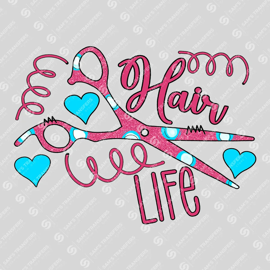Hair Life Ready-to-Press DTF Transfer | SAT03617