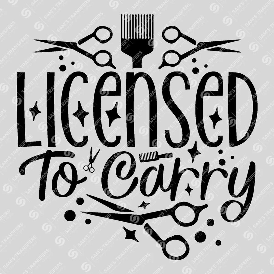 Licensed To Carry Ready-to-Press DTF Transfer | SAT03623