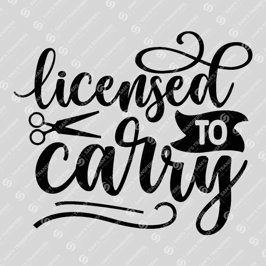 Licensed To Carry Ready-to-Press DTF Transfer | SAT03627