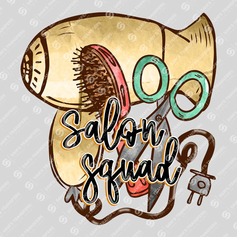 Salon Squad Ready-to-Press DTF Transfer | SAT03653