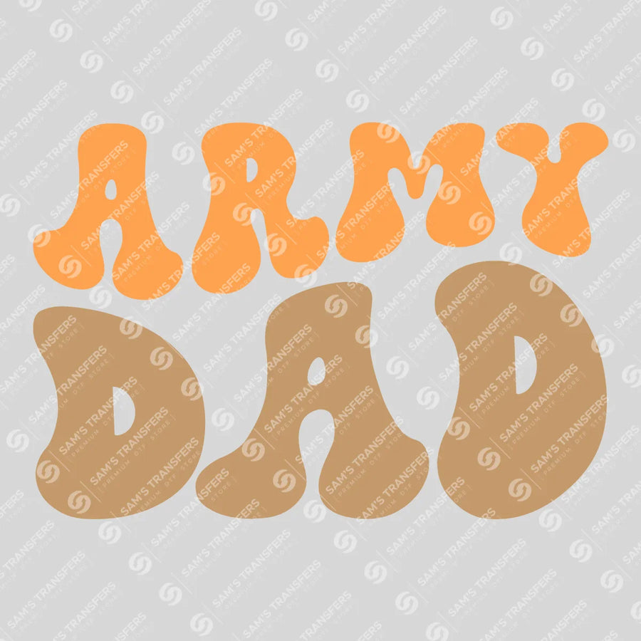 Army Dad Ready-to-Press DTF Transfer | SAT03681